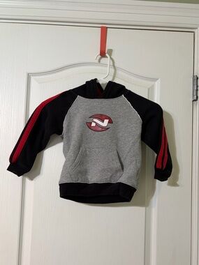 Old Navy Grey, Black & Red Logo Hoodie for Kids